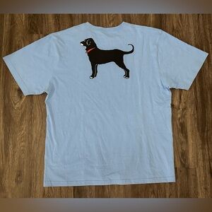 Men’s The Black Dog Classic Collection Logo Martha’s Vineyard Blue T-Shirt- Med